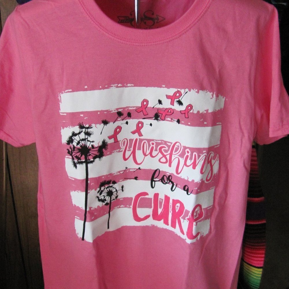 Breast Cancer Awareness Tshirt Gildan Soft-Style Azalea TShirt. - Picture 5 of 7